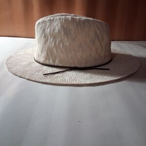 Womens Stylish Cream Fedora Hat